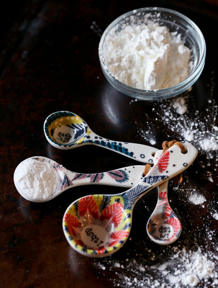 Baking Powder in a measuring spoon