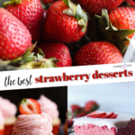 Strawberry dessert pinterest image